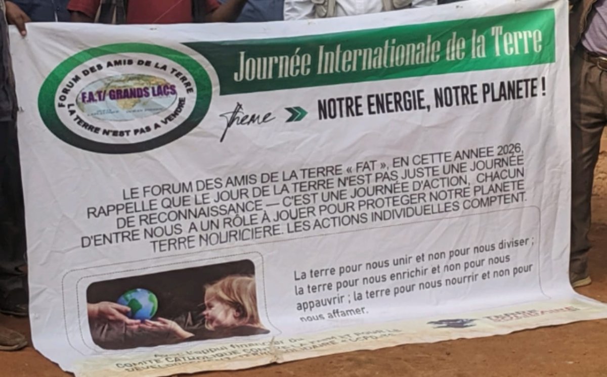 Butembo : le «Forum des Amis de la Terre» sensibilise et plante des arbres pour lutter contre le réchauffement climatique
