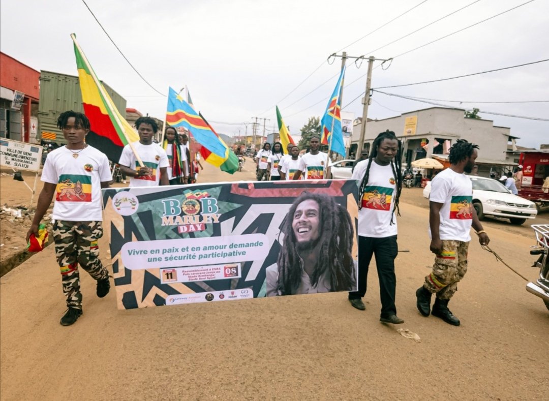 Beni : Manifestation en hommage à Bob Marley, 45 ans après son décès