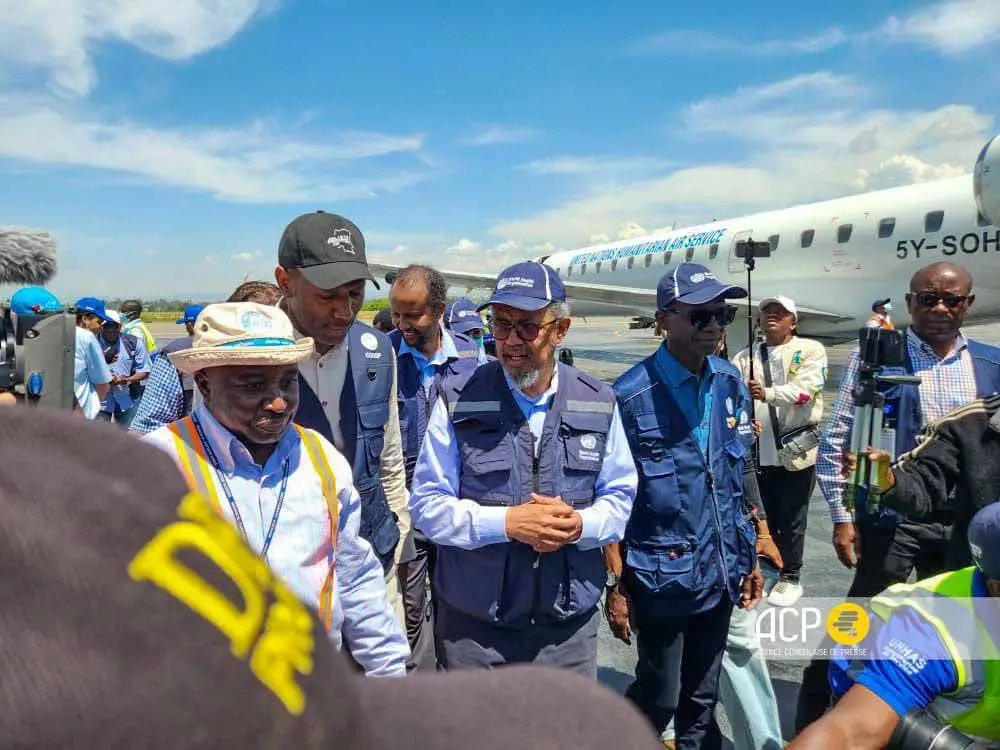 Bunia : Le Directeur général de l'OMS appelle à une mobilisation contre l’épidémie d'Ebola
